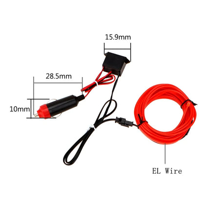 Car Interior Decorative LED Strip Atmosphere Light 5