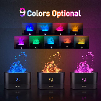 HumidiFire Aromatherapy Flam Ultrasonic Diffuser 5