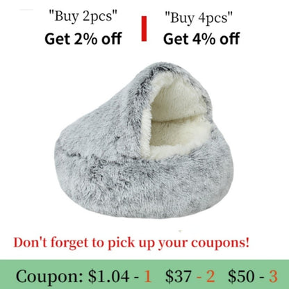 Plush Pet Cat Bed 5