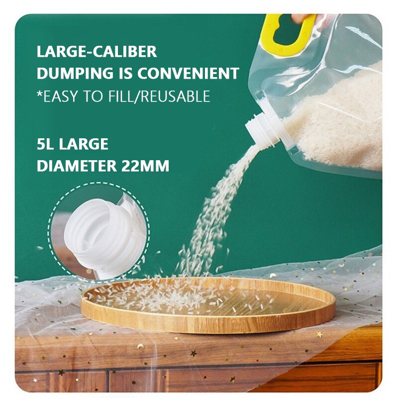 Grain Moisture-Proof Sealed Bag-5PCS 5
