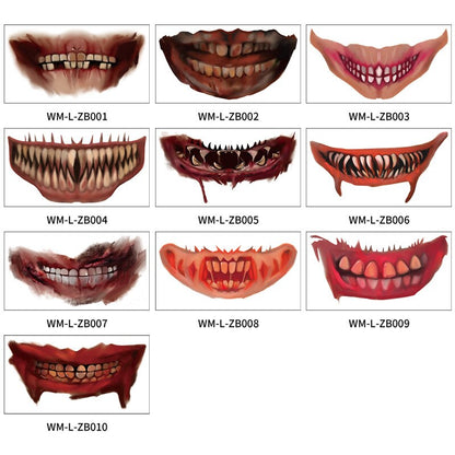 Halloween Prank Makeup Temporary Tattoo-10PCS 5