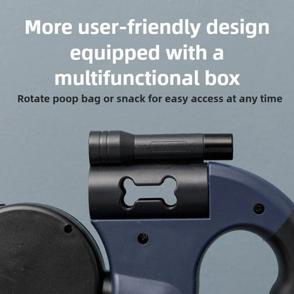 ? LED Dual-Control Retractable Dog Leash ￼ 5