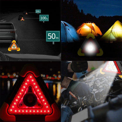 Portable Car Triangle LED Warning Light 5