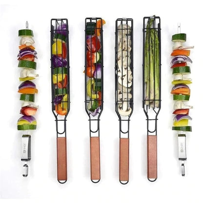 Easy Reusable Kebab Barbecue Basket 5