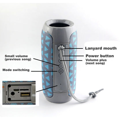 Portable Powerful Bass Waterproof Bluetooth Speaker 5