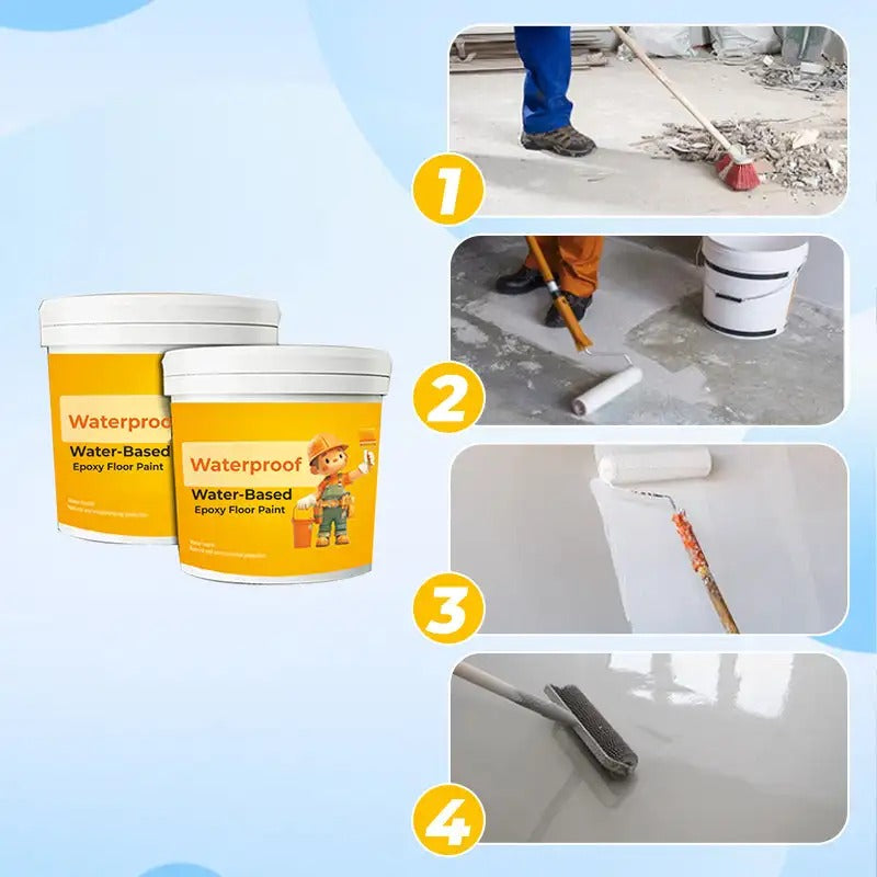 Waterproof Water-Based Epoxy Floor Paint 5