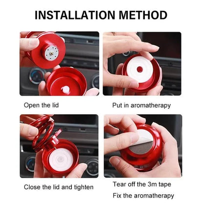 Rotating Solar Powered Car Aromatherapy Ornament 5