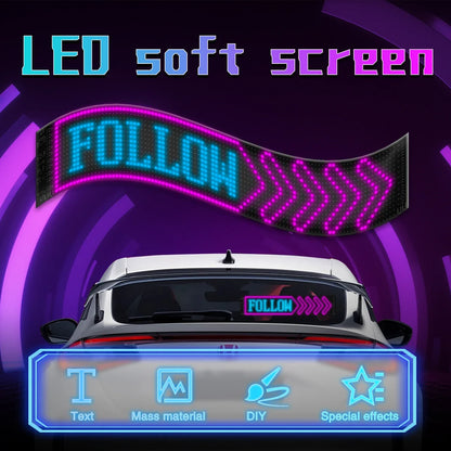 Car LED Sign DIY Programmable Scrolling LED Display 5