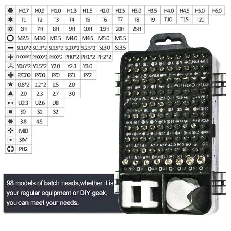 115 in 1 Magnetic Screwdriver Set 5