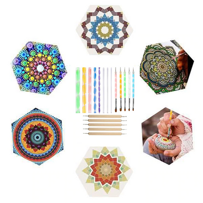 Mandala Dotting Set 4