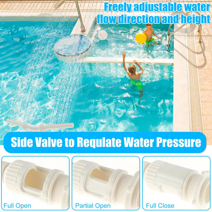 Dual Spray Swimming Pool Water Fountain 5