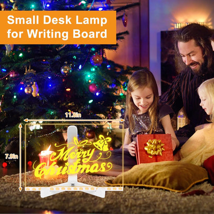 LED Acrylic Dry Erase Note Drawing Board 4