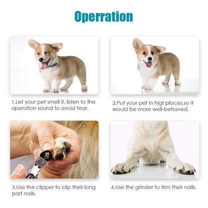 Premium Rechargeable Painless Pet’s Nail Grinder 5