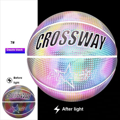 HOLOGRAPHIC REFLECTIVE GLOWING BASKETBALL 5