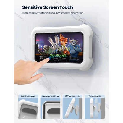 480° Rotatable Retractable Adjustable Shower Phone Case Holder 4