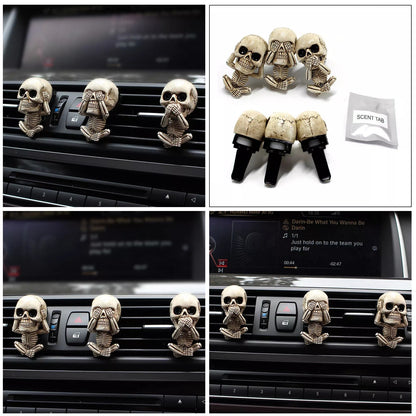 Evil Skull Trio Statue 3 Sets 5