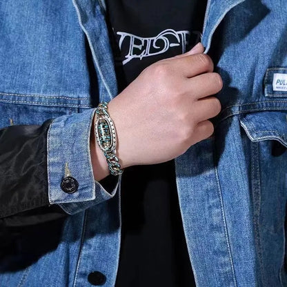 Nine-eyed Dzi Bead Bracelet 5