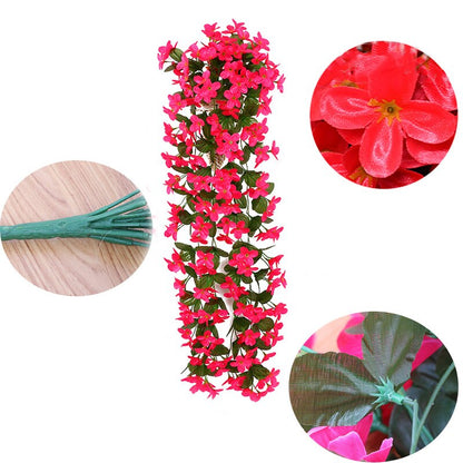 Vivid Artificial Hanging Orchid Bunch 5