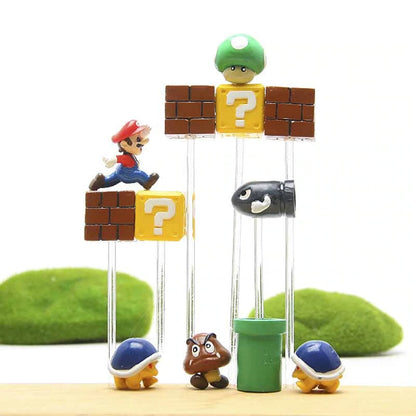 3D Super Mario Resin Fridge Magnets 14PCS 5