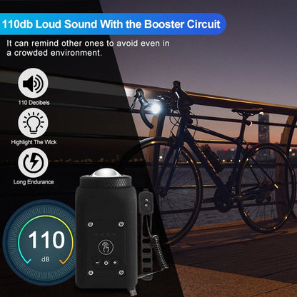2-in-1 Bicycle Light and Horn 5