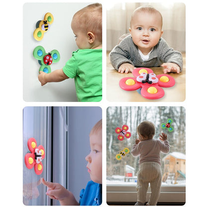 Suction Cup Spinner Toys- 3Pcs 5