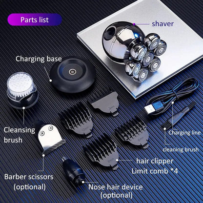 7D Floating Electric Head Shaver 5