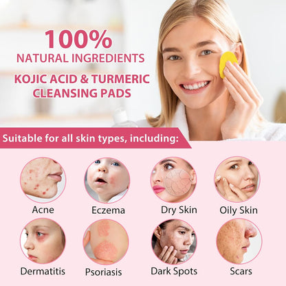 Turmeric Kojic Acid Cleansing Pads 5