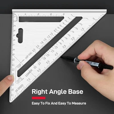 High Precision Aluminum Alloy Triangle Ruler 5