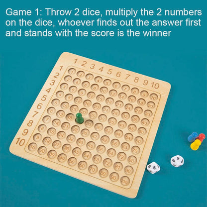 Wooden Montessori Multiplication Board Game 4