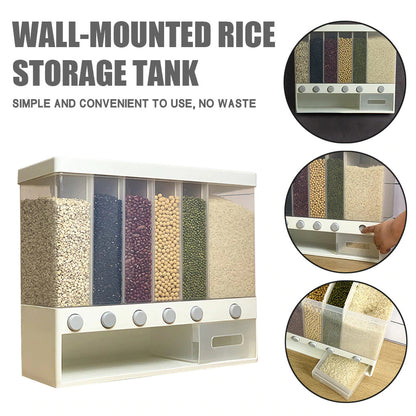 Wall-mounted dry food dispenser 5