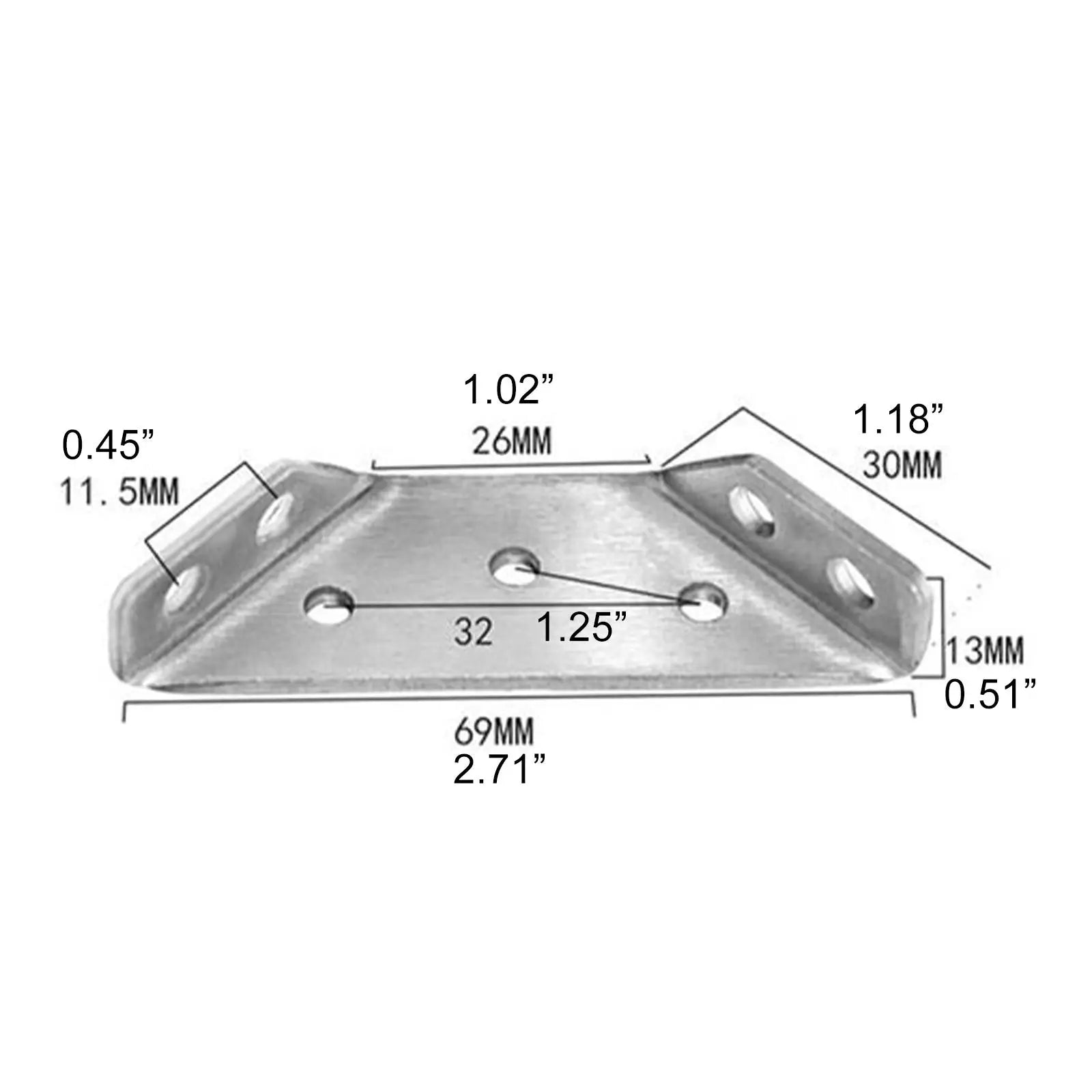 Universal Stainless Steel Furniture Corner Connector (4 Pcs) 5
