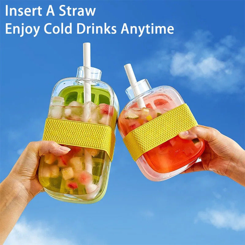 Cool Summer Ice Bottle – Ice Cube Refreshing Drink Bottle 4