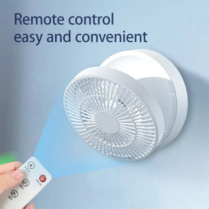 Foldable Wall-Mounted Fan with Night Light 5
