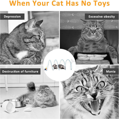 Self-play Cat Hunting Spiral Tunnel Toy 5