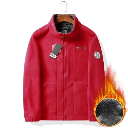 Men’s Double-Layer Fleece Hooded Jacket 5