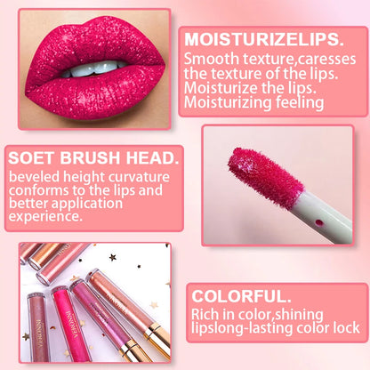 Metallic Liquid Diamond Glitter Lipstick 5