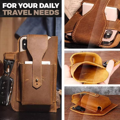 Retro Belt Waist Men's Bag 5