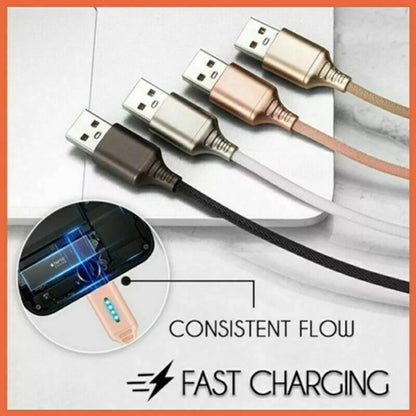 Auto Cut-off Fast Charging Nylon Cable 5