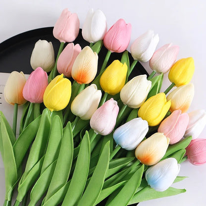 Real Touch Faux Tulips-10PCS 5