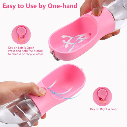 Portable Dog Water Bottle Feeder 5