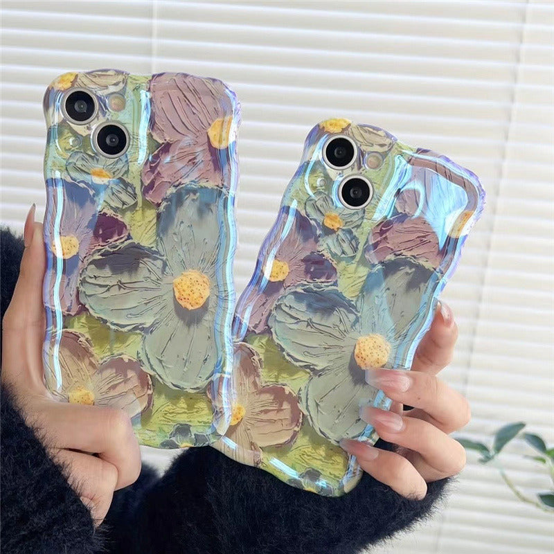 iPhone Colorful Oil Painting Exquisite Phone Case 5