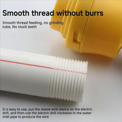 PVC Pipe Threader Electric Drill Adapter Kit 5