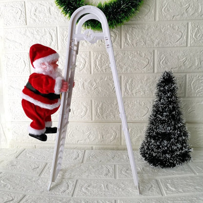 Christmas Electric  Ladder Climbing Santa 5