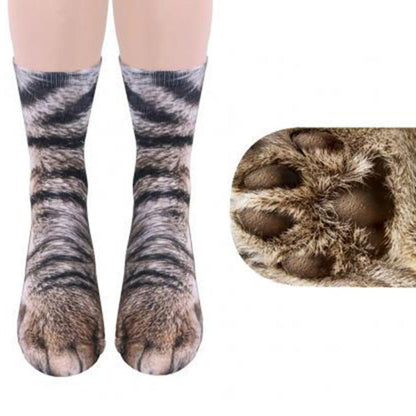 Animal paw crew socks 5