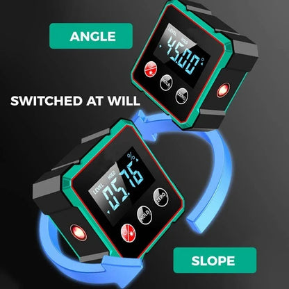 4-Side Magnetic Digital Angle Gauge with Laser 5
