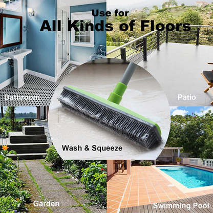 Pet Hair Cleaning Rubber Broom 5