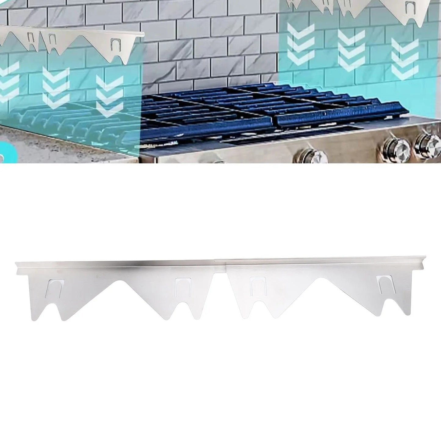 Stainless Steel Stove Gap Covers-2PCS 5