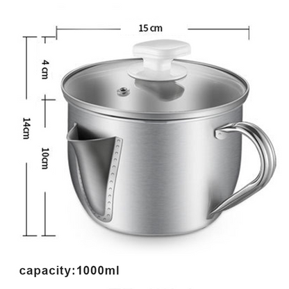 Stainless Steel Oil Filter Pot 5