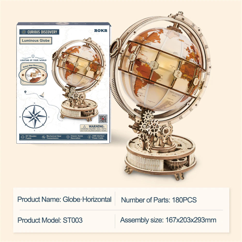 Luminous 3d Puzzle Globe 5