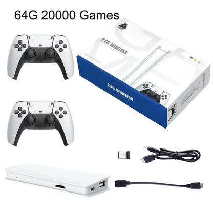 4K Pro Game Stick – 2 Players Mini TV Retro Console with 20,000+ Game 5